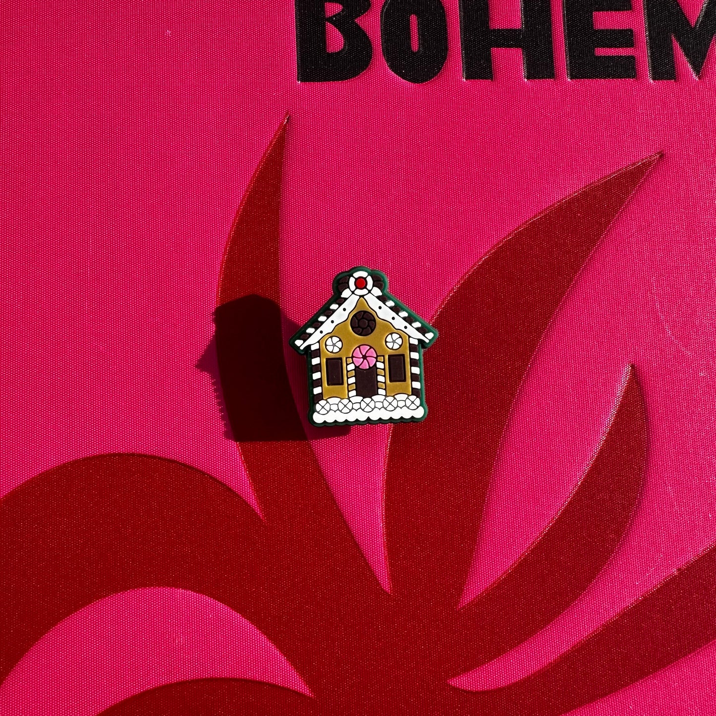 Christmas Gingerbread House Croc Charm