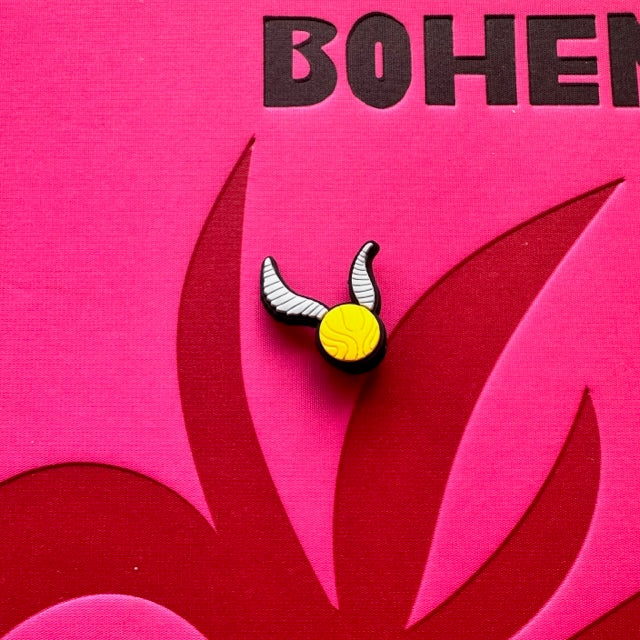 Golden Snitch Croc Charm