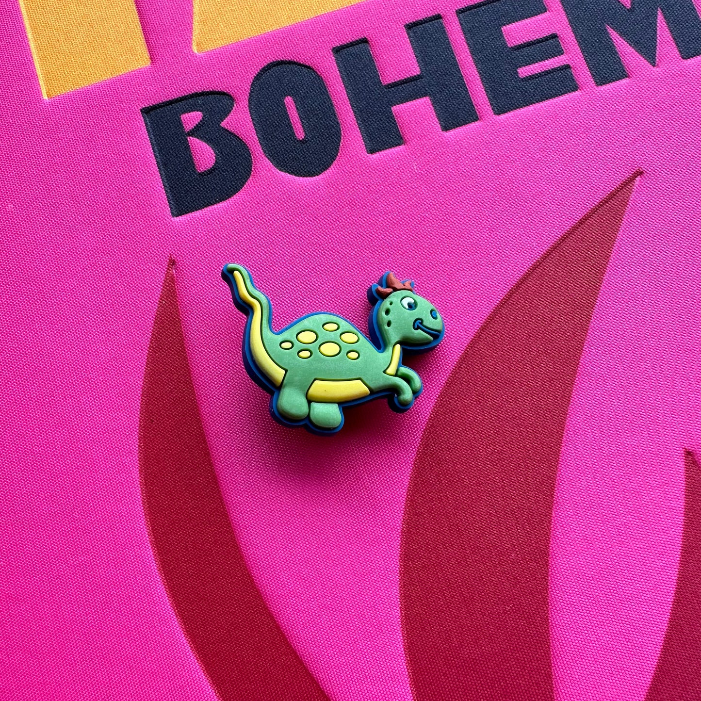 Green Raptor Croc Charm