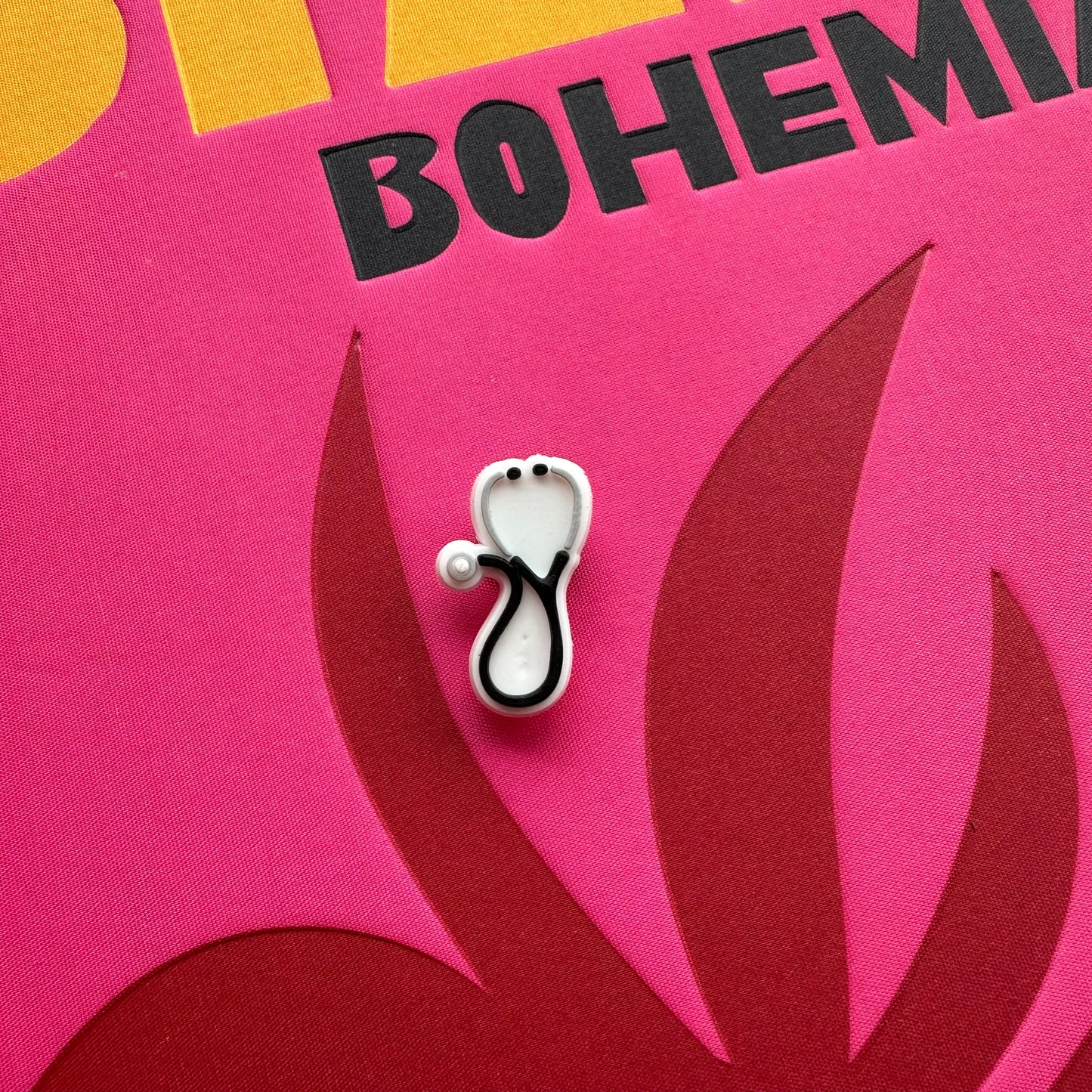 Stethoscope Croc Charm