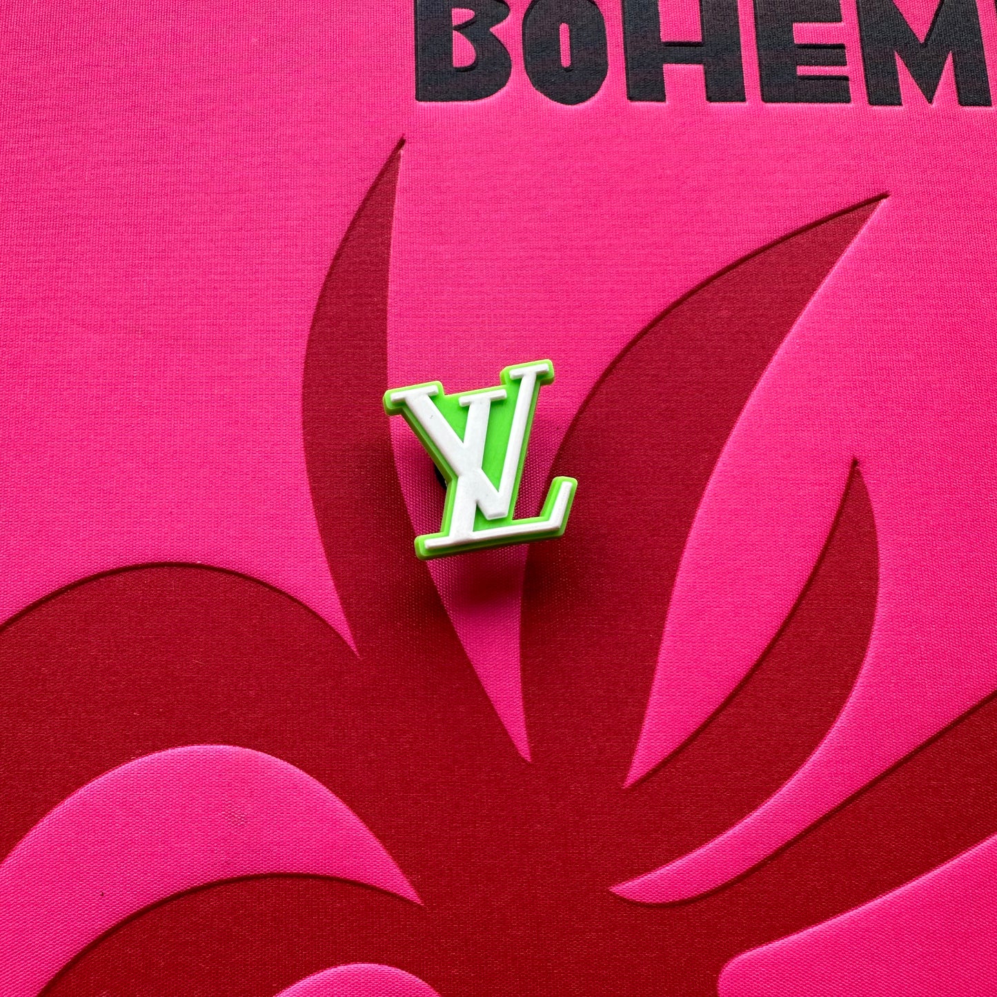 Lime Green Louis Vuitton Logo