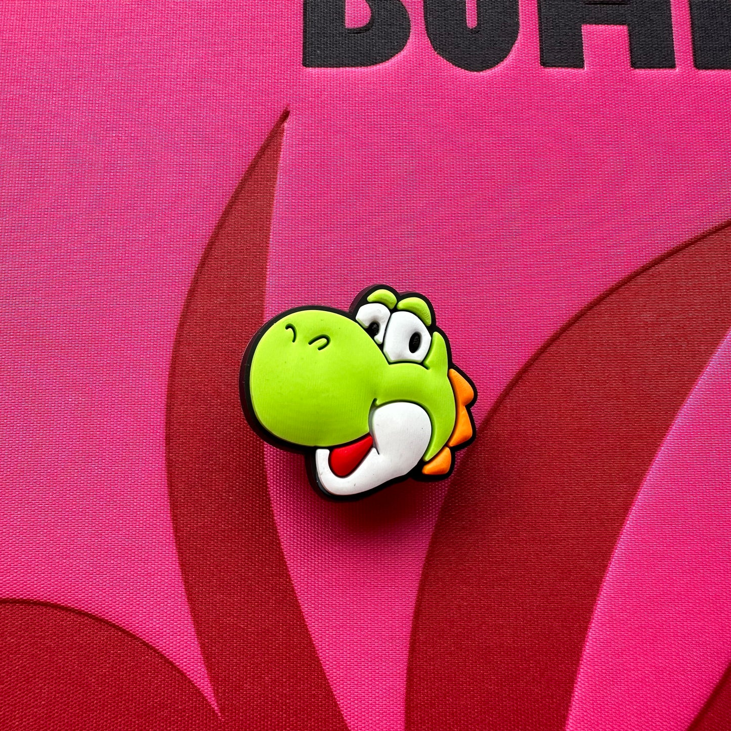 Yoshi Face Croc Charm
