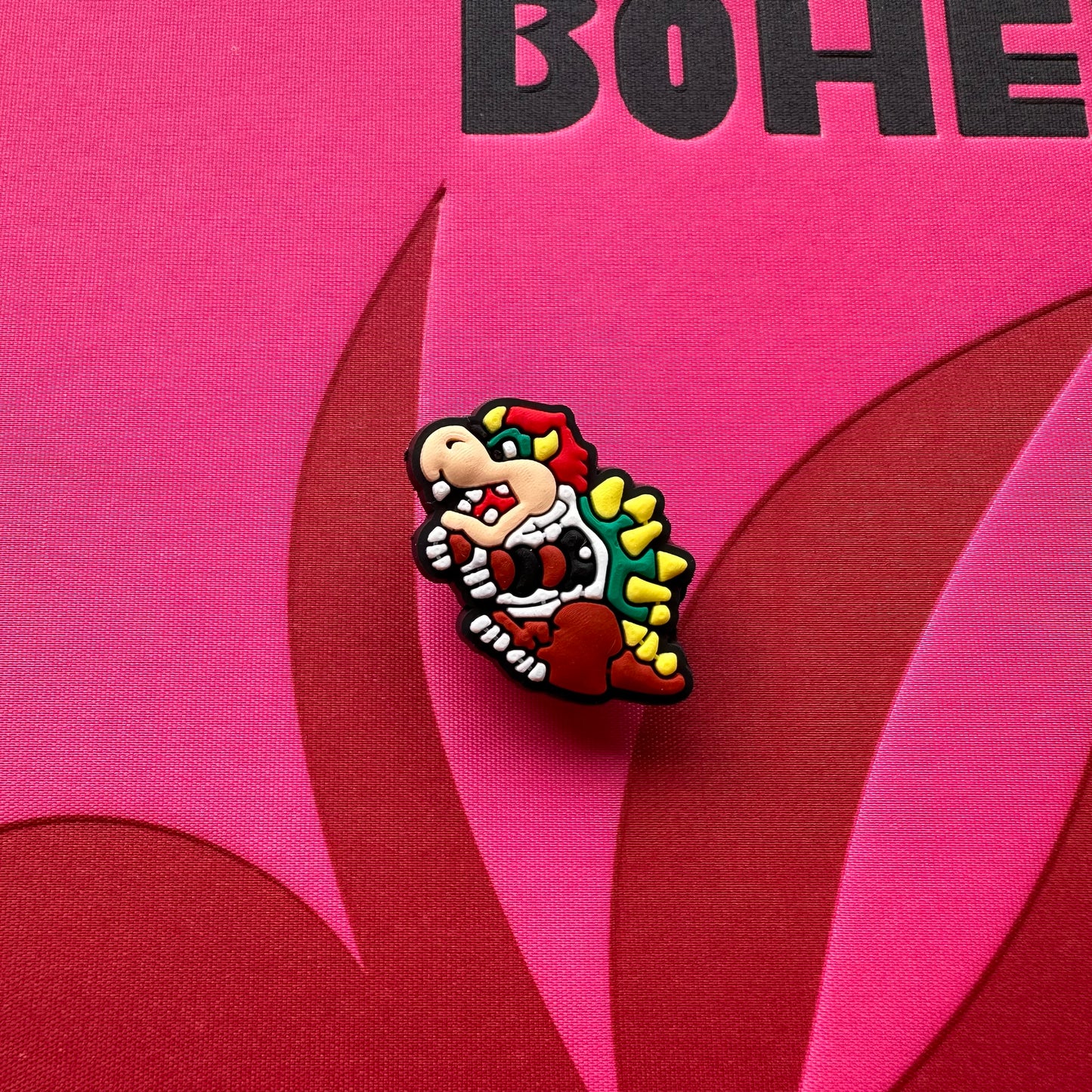 Bowser Super Mario Croc Charm