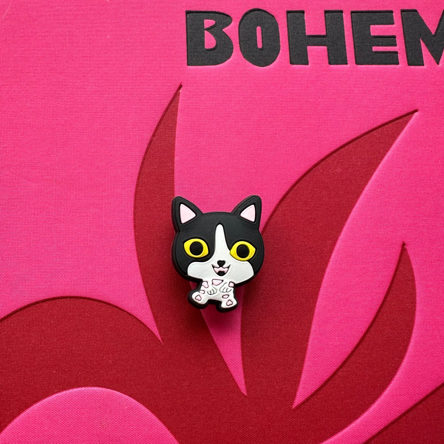Black Cat Croc Charm