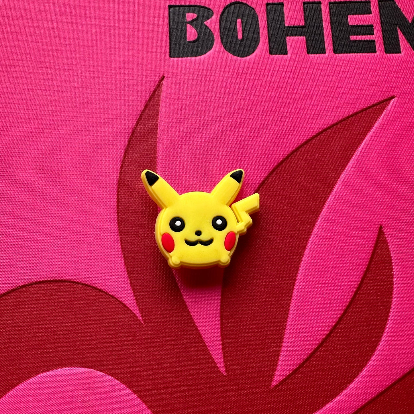 Pikachu Face Croc Charm