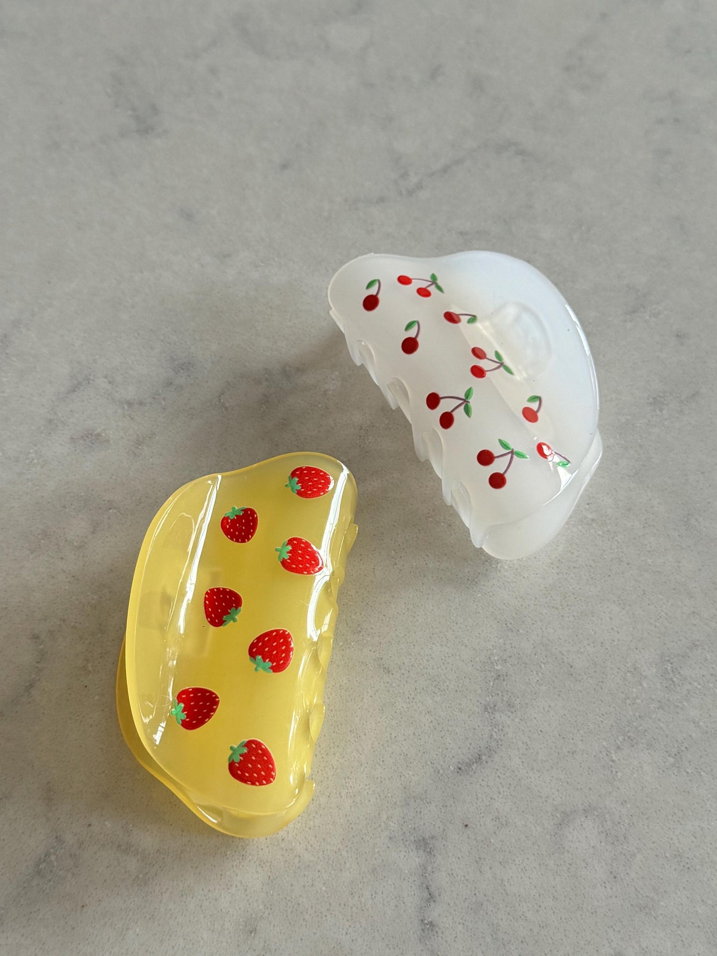 Sweet Cherry and Strawberry Claw Hair Clip