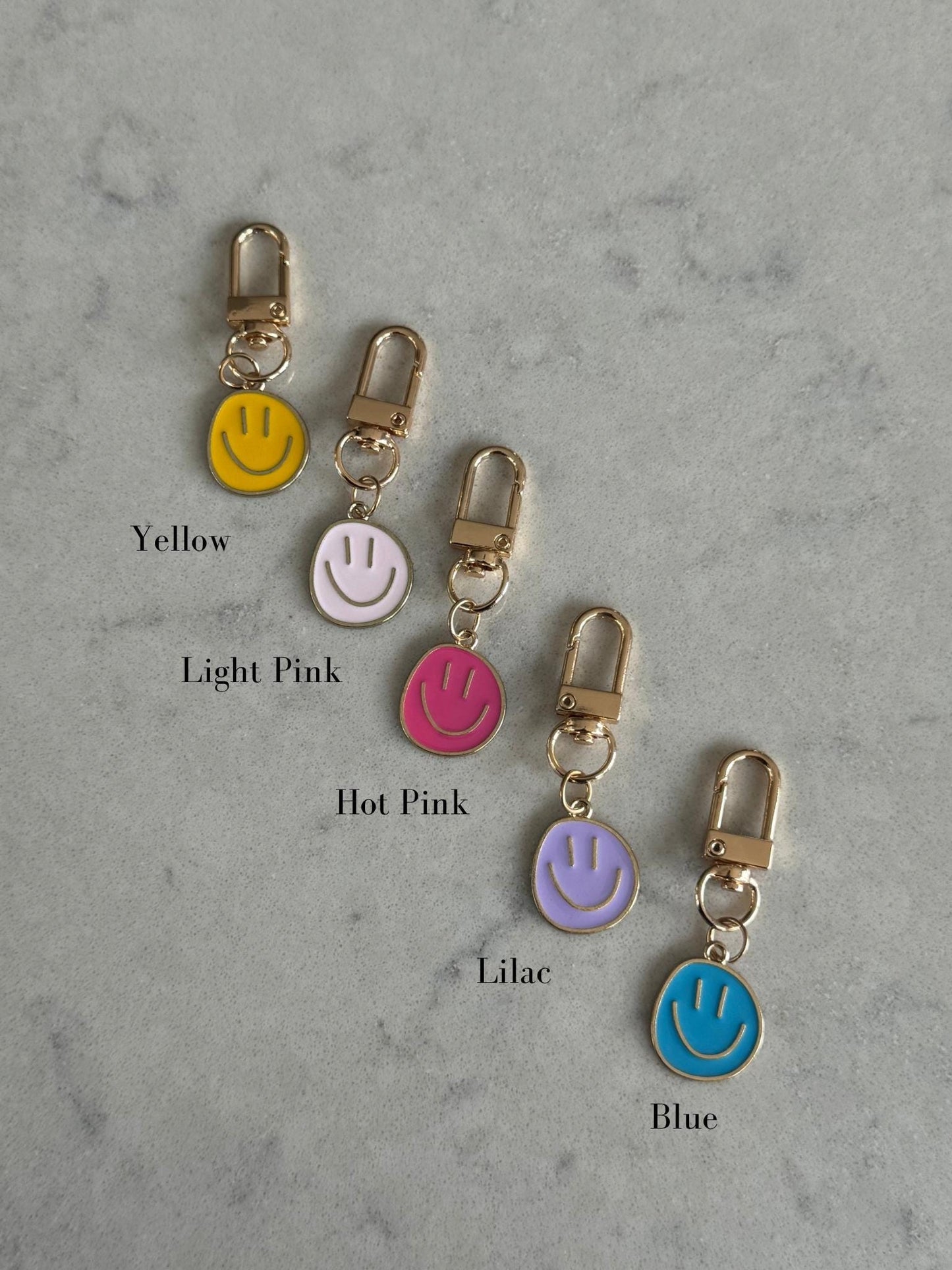 Smiley Face Keyring/Keychain