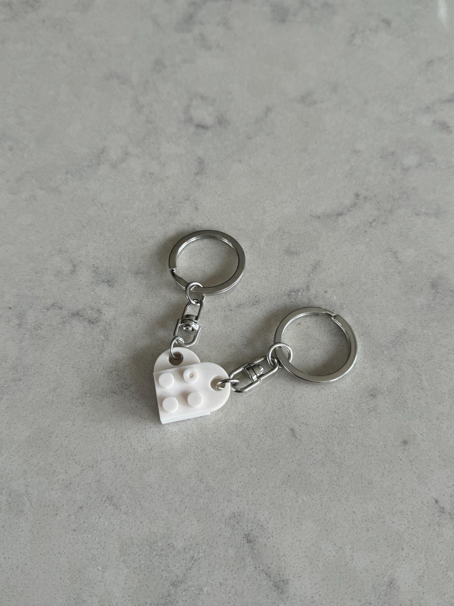 Heart LEGO Keychain/Keyring