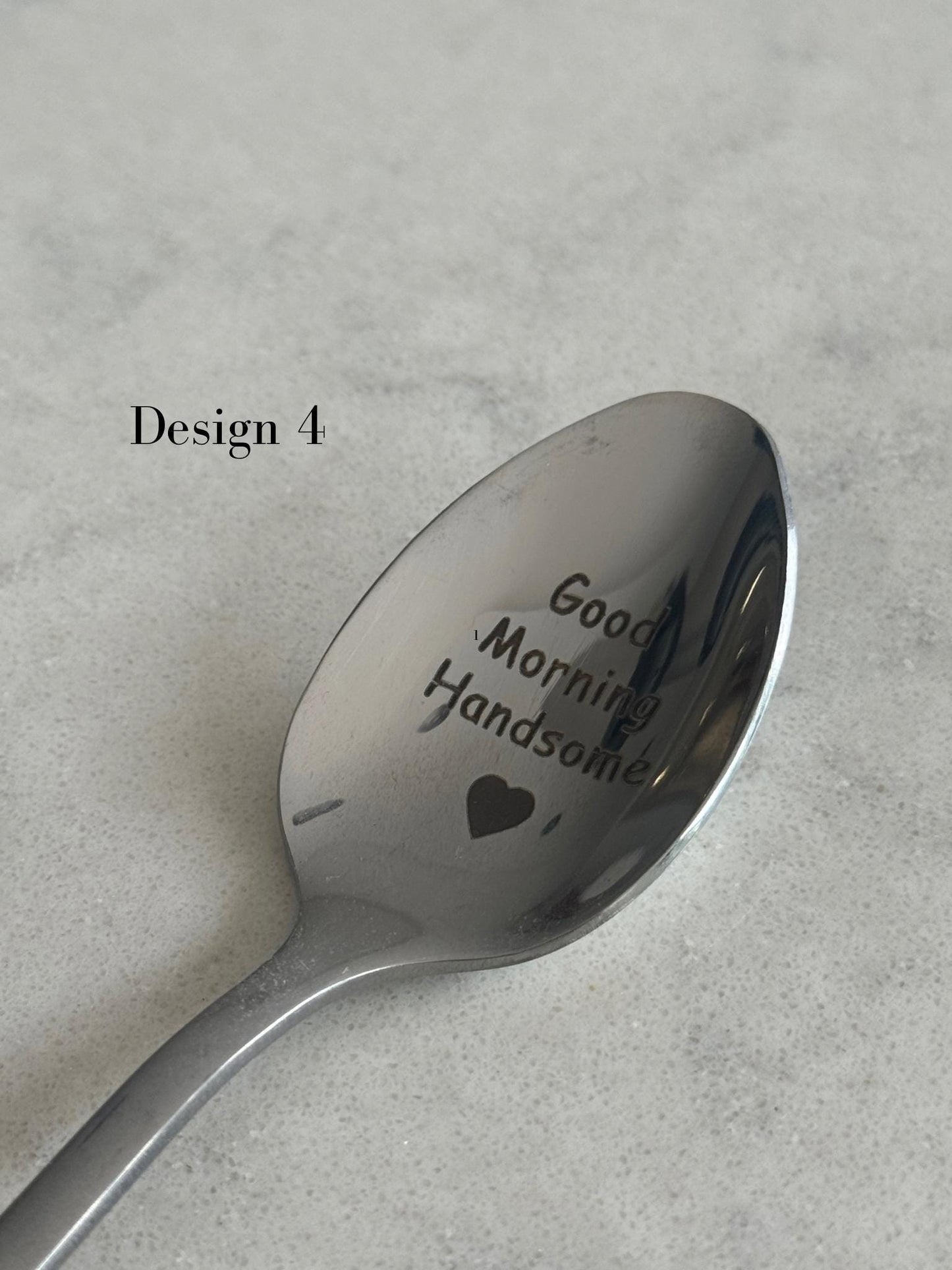 Personalised Engraved Spoon, Coffee Latte Spoon, Stamped Spoon, Personalised Gifts, Stainless steel spoon, Perfect Gift for her/him