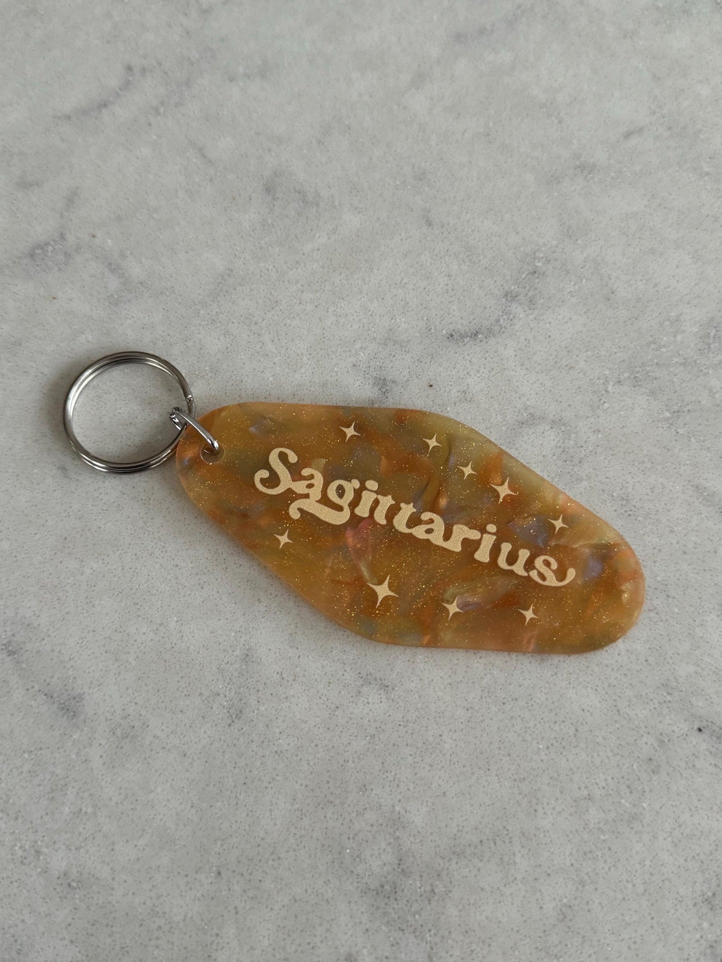 Star Sign Motel Zodiac Keychain/Keyring