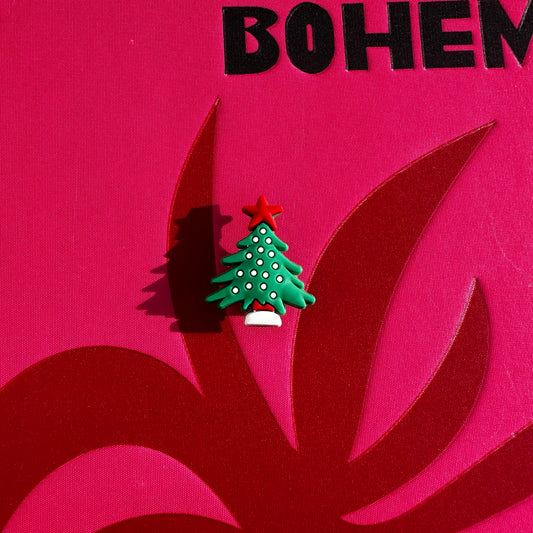 Christmas Tree Croc Charm