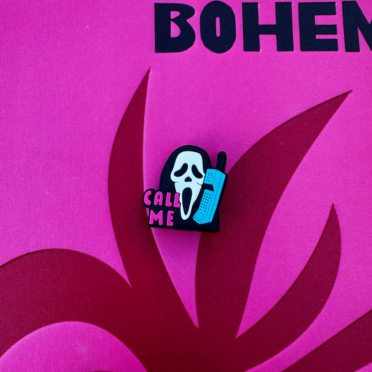 Scream ‘call me’ Croc Charm