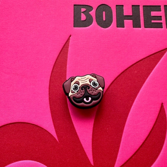 Pug Croc Charm