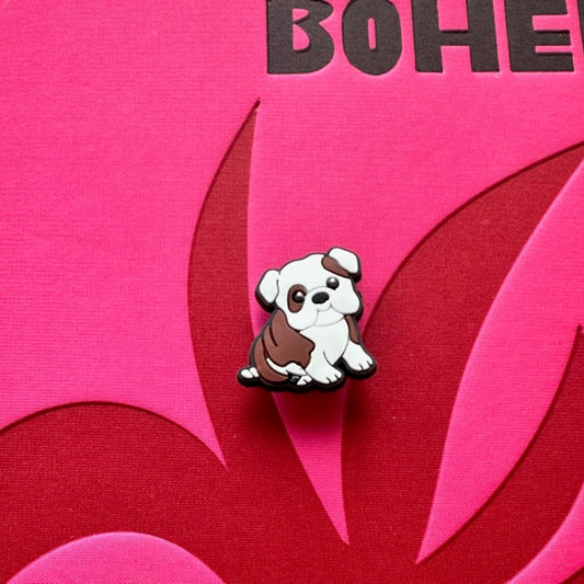 English Bulldog Croc Charm