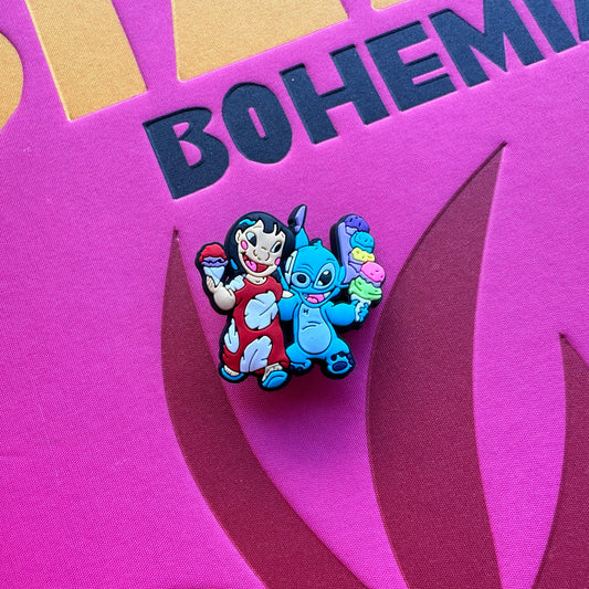 Lilo And Stitch Ice cream Croc Charm