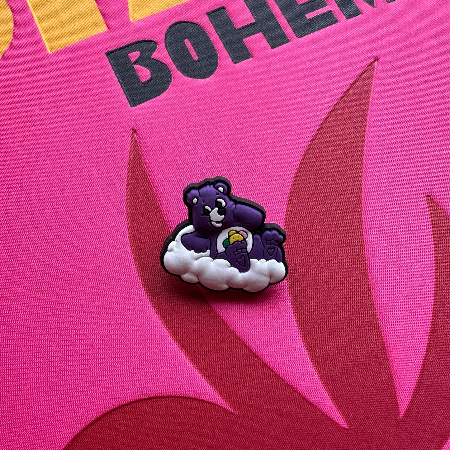 Purple Harmony On Cloud Care Bear Croc Charm