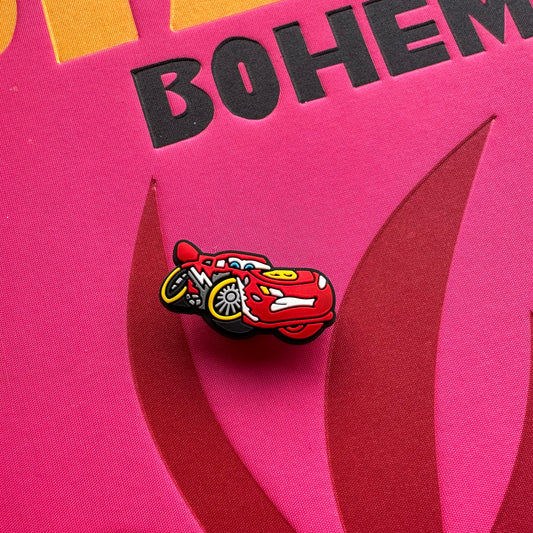 Lightning McQueen Angry Croc Charm