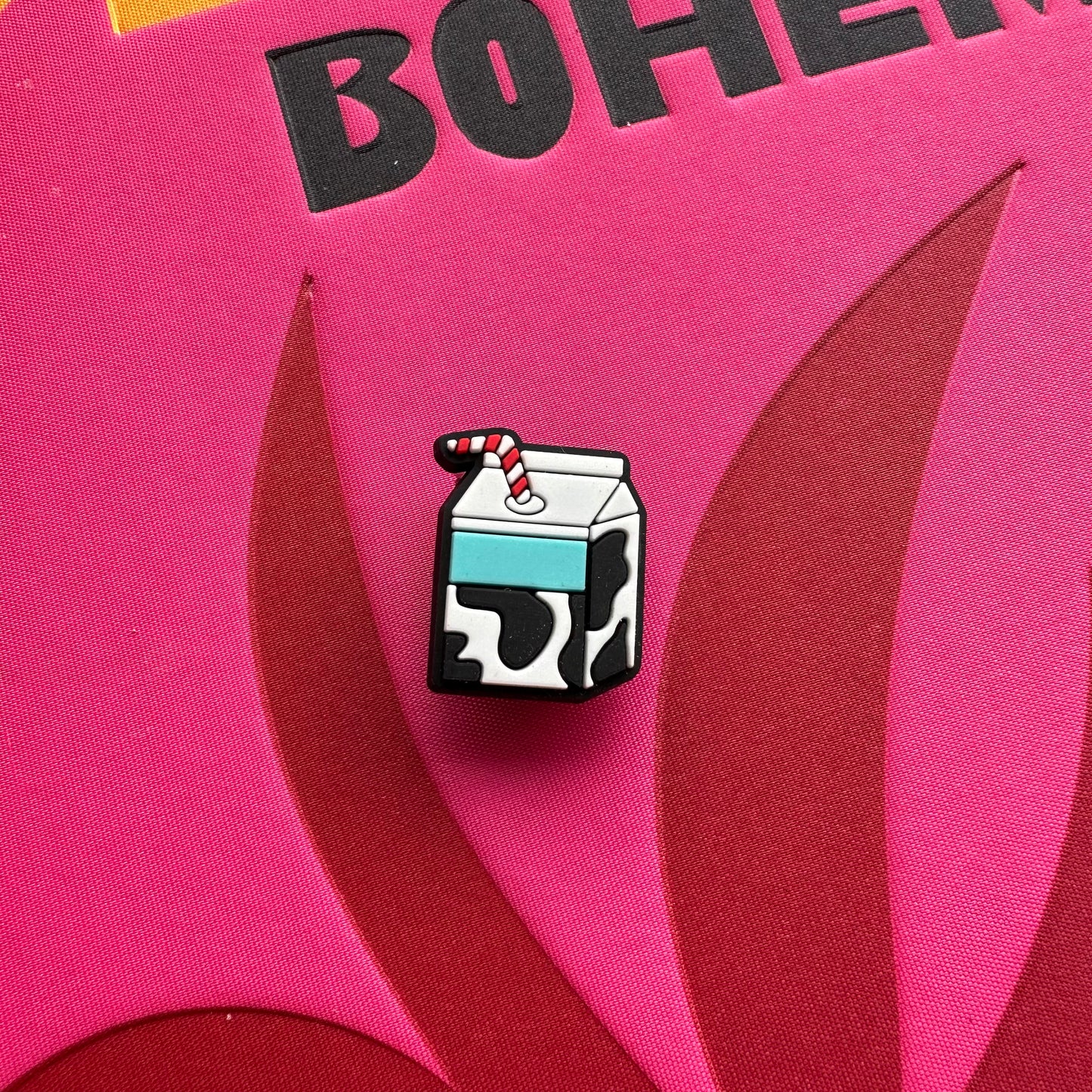 Milk Carton Croc Charm
