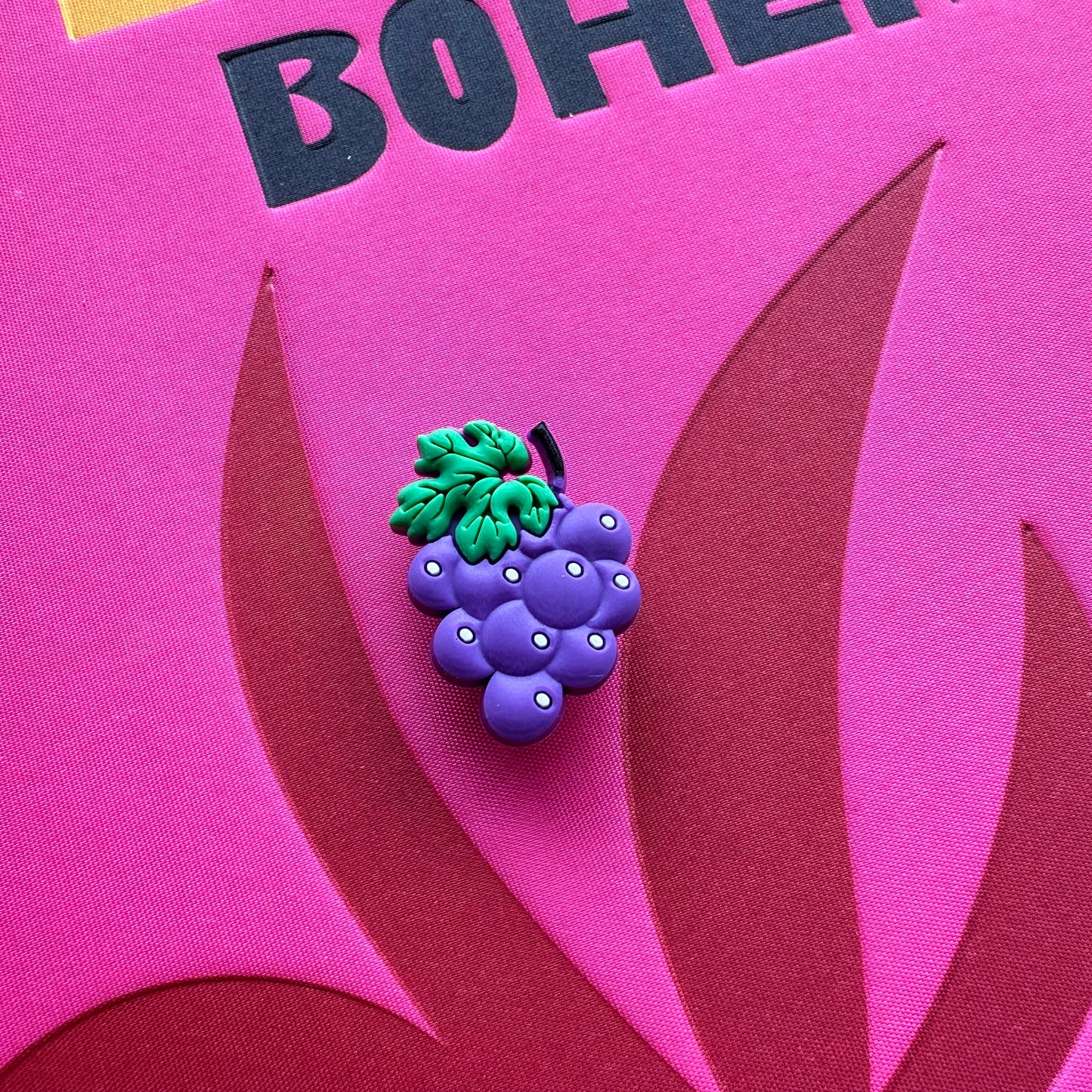 Grapes Croc Charm