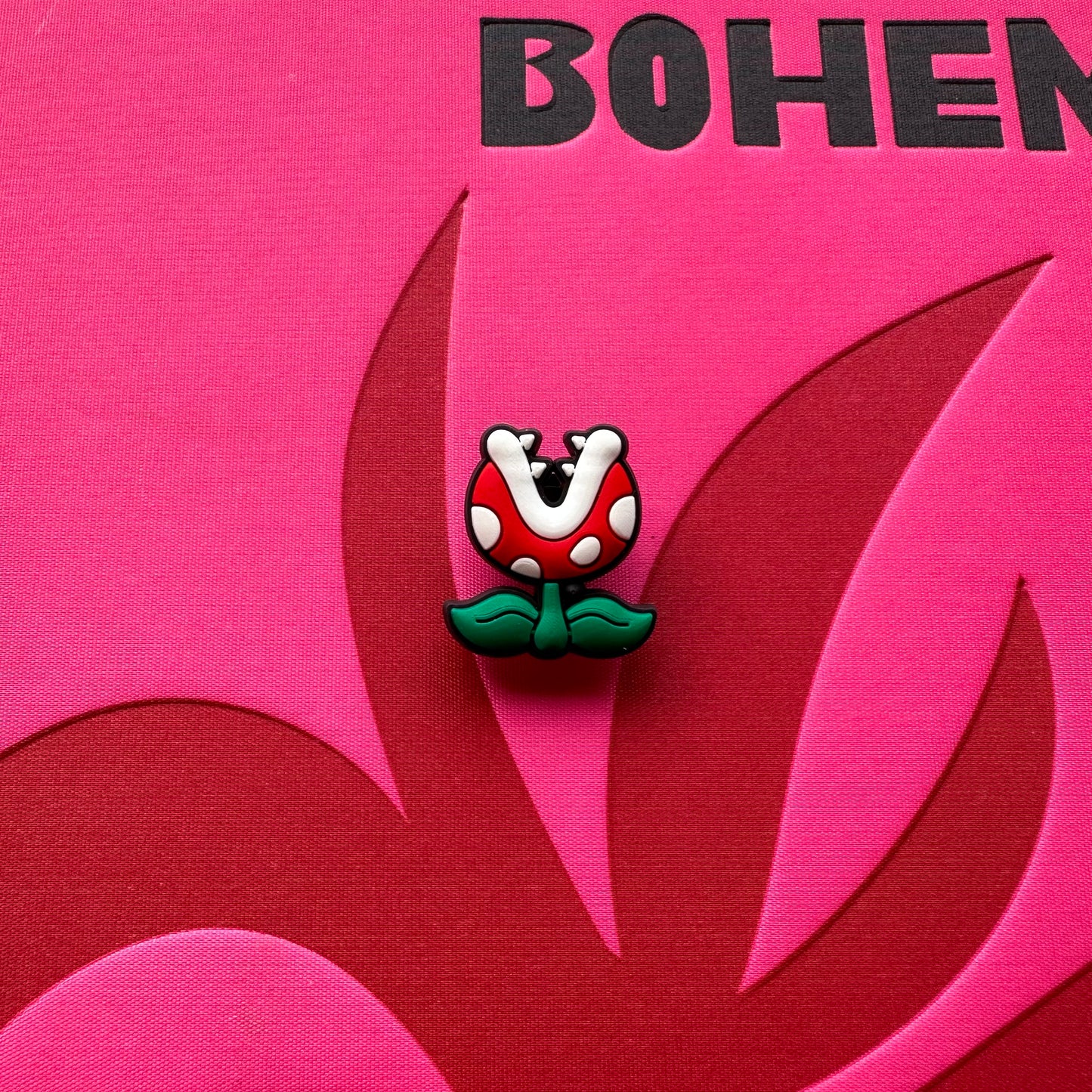 Piranha Plant Super Mario Croc Charm