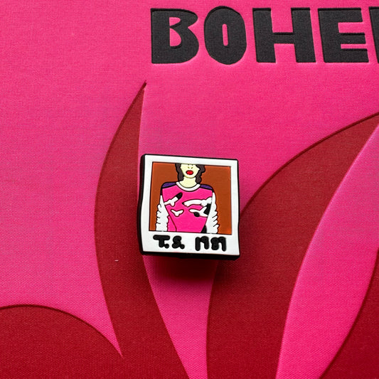 Pink Taylor Swift '1989' Croc Charm
