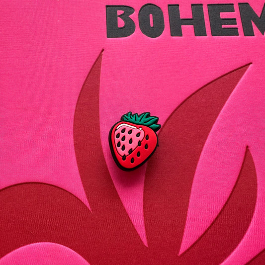 Strawberry Fruit Croc Charm