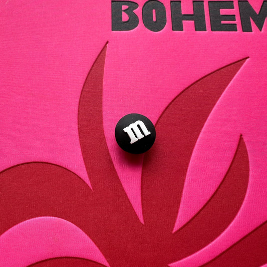 Black M&M Croc Charm