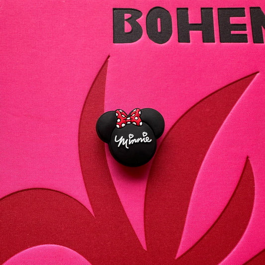 Minnie Mouse Signature Croc Charm