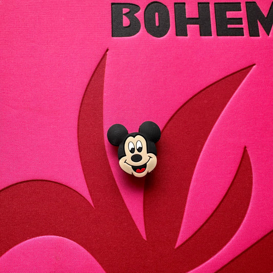 Mickey Mouse Face Croc Charm