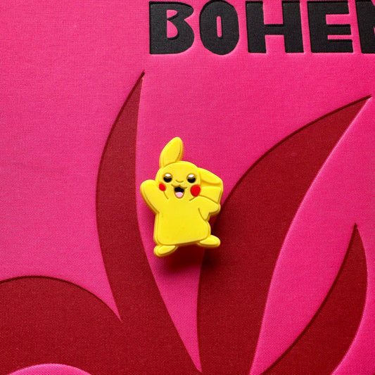 Pikachu Waving Croc Charm