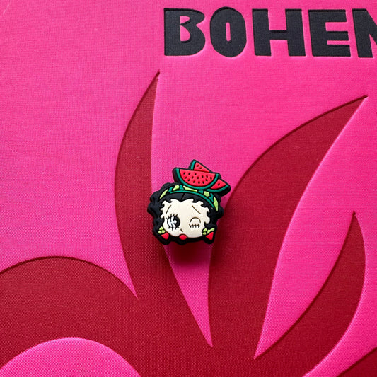 Betty Boop Fruit Croc Charm