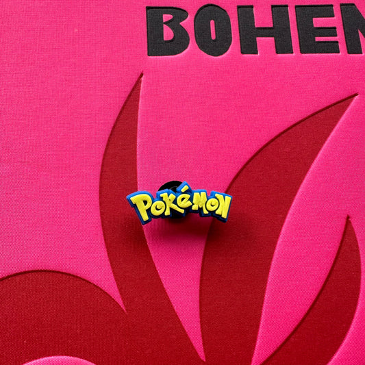 Pokémon Logo Croc Charm