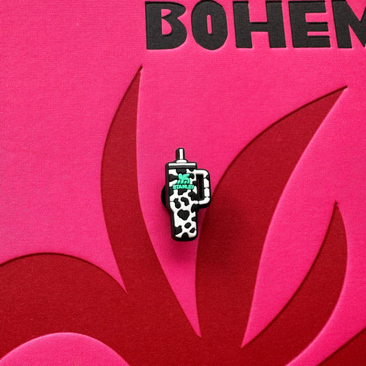 Cowprint Stanley Cup Croc Charm