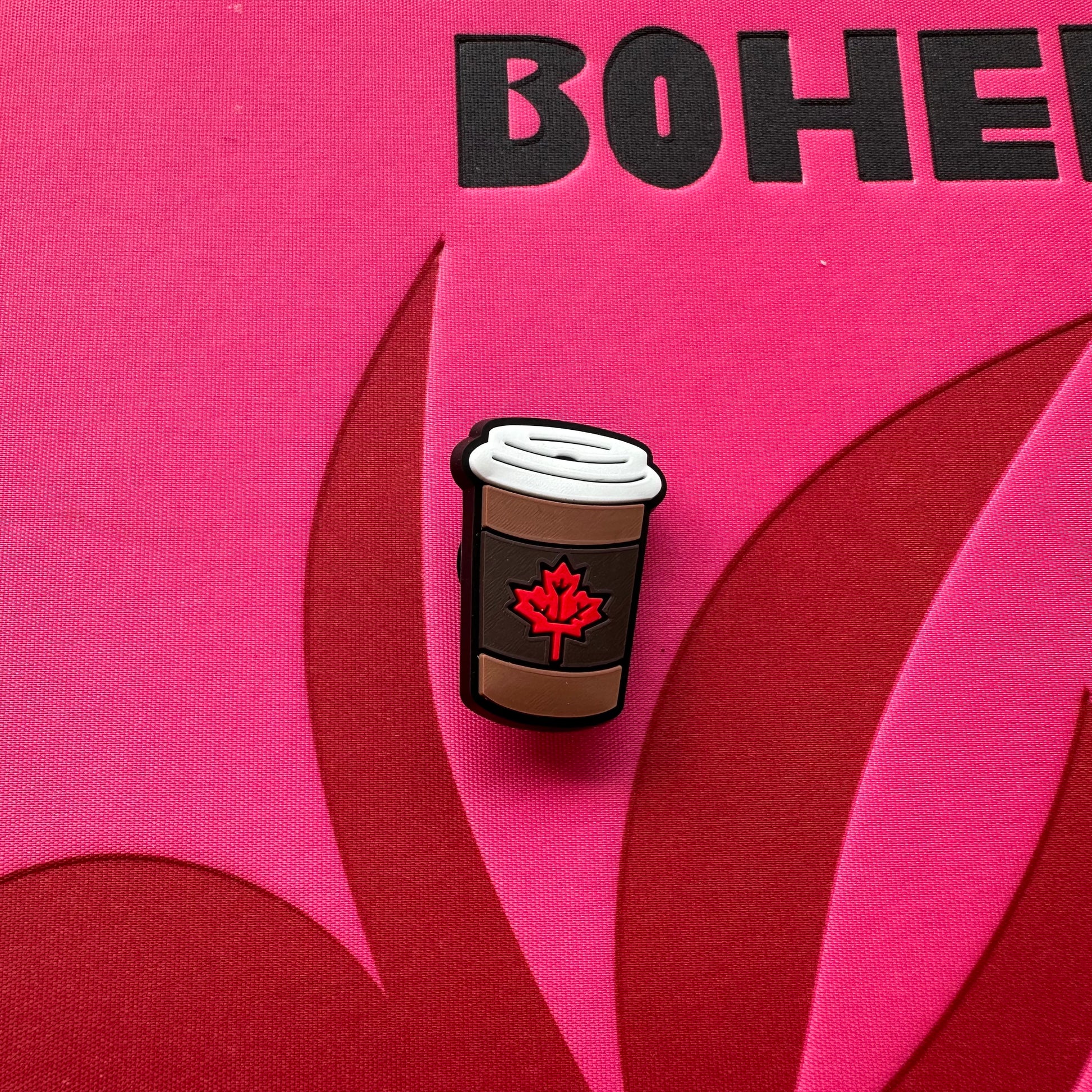 Coffee top croc charm