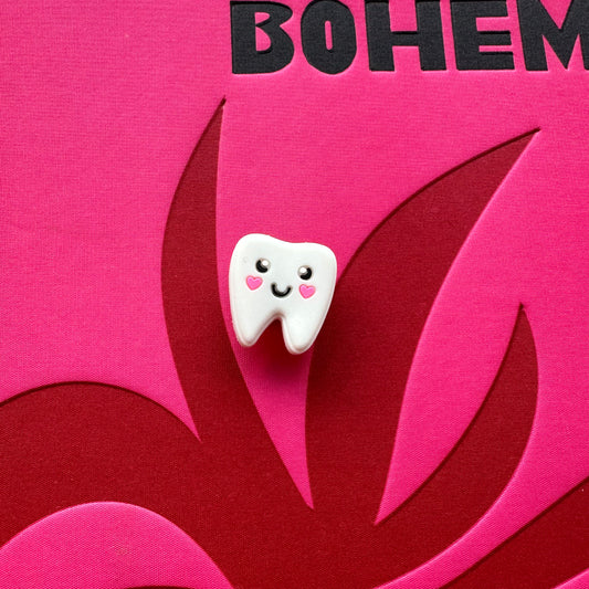 Smiley Tooth Croc Charm
