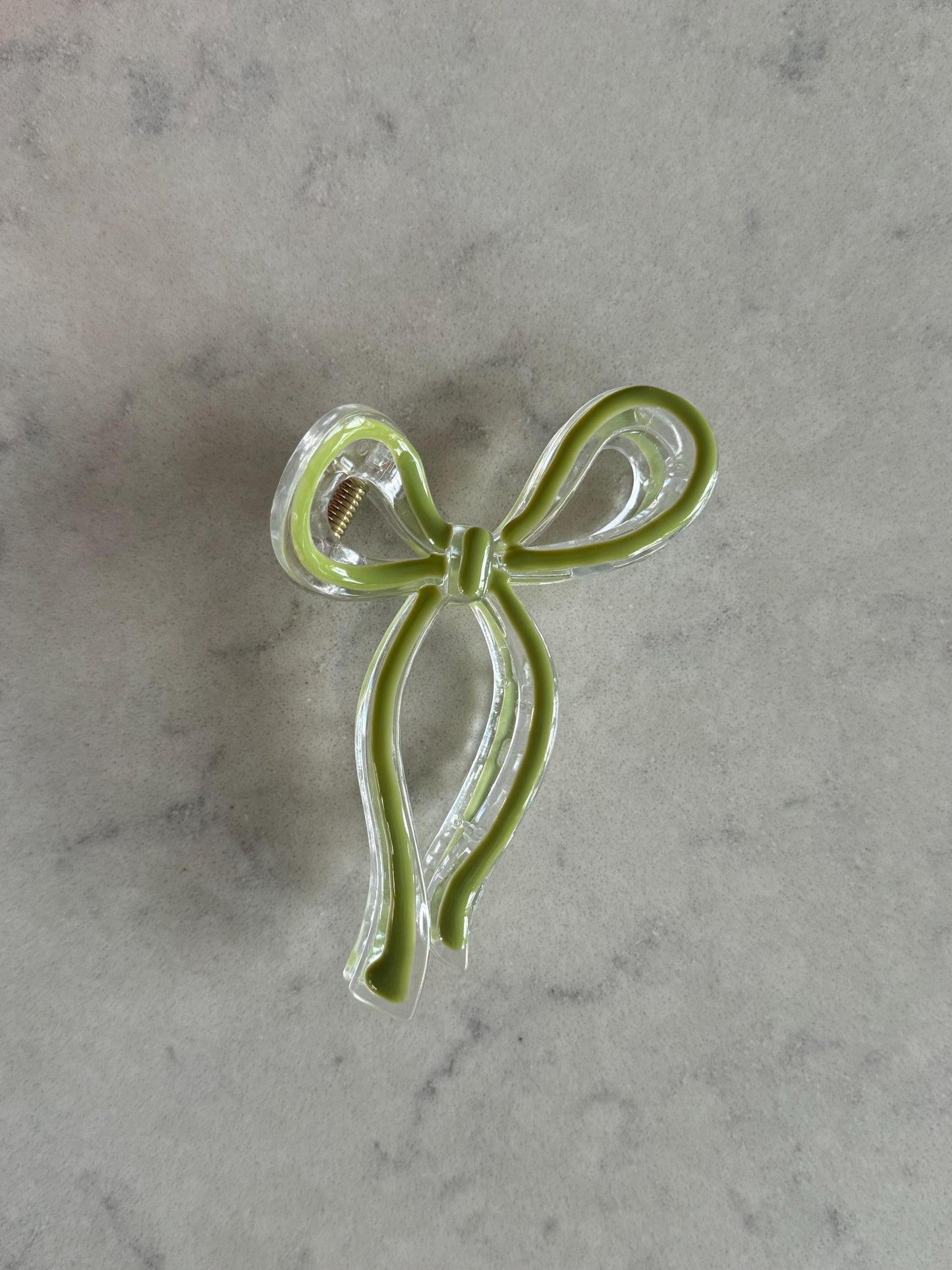 Plastic Bow Claw Hair Clips