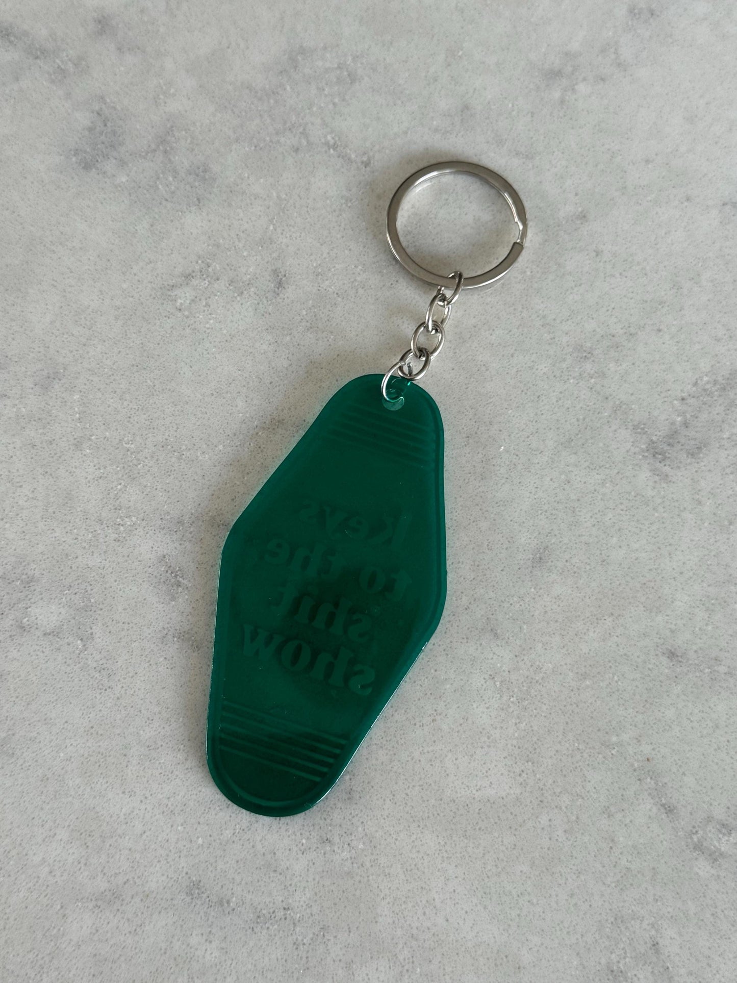 Keys to the Shit Show  Motel Keyring, Keychains, Perfect Gift for him, New house gift, Gift for her, Funny Keychain, Retro Keychain, Vintage